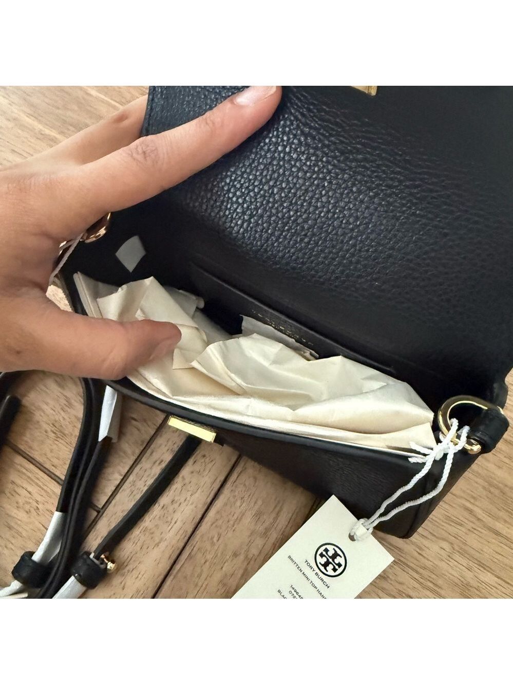 New Tory Burch Britten top handle crossbody price for each ❤️ - Picture 9 of 17